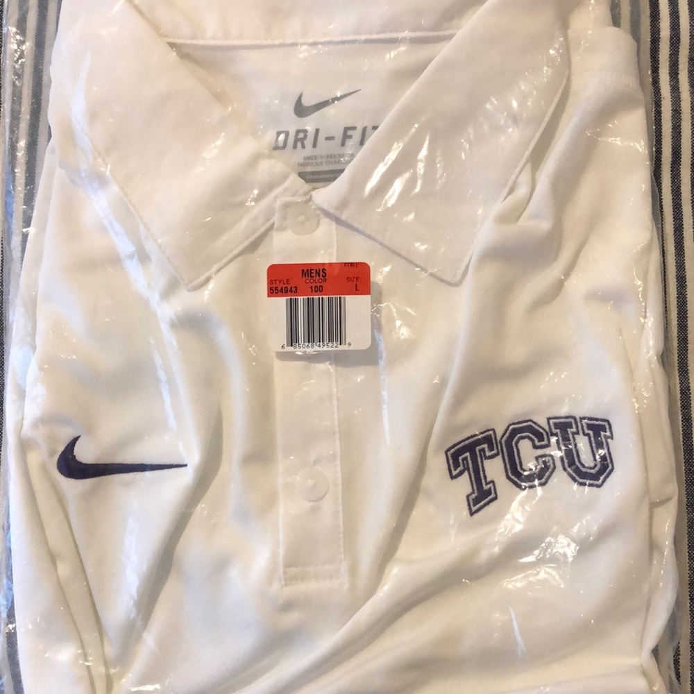 TCU Nike polo L
